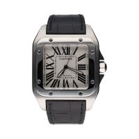 CARTIER<BR>SANTOS 100 XL ACERO 38MM.