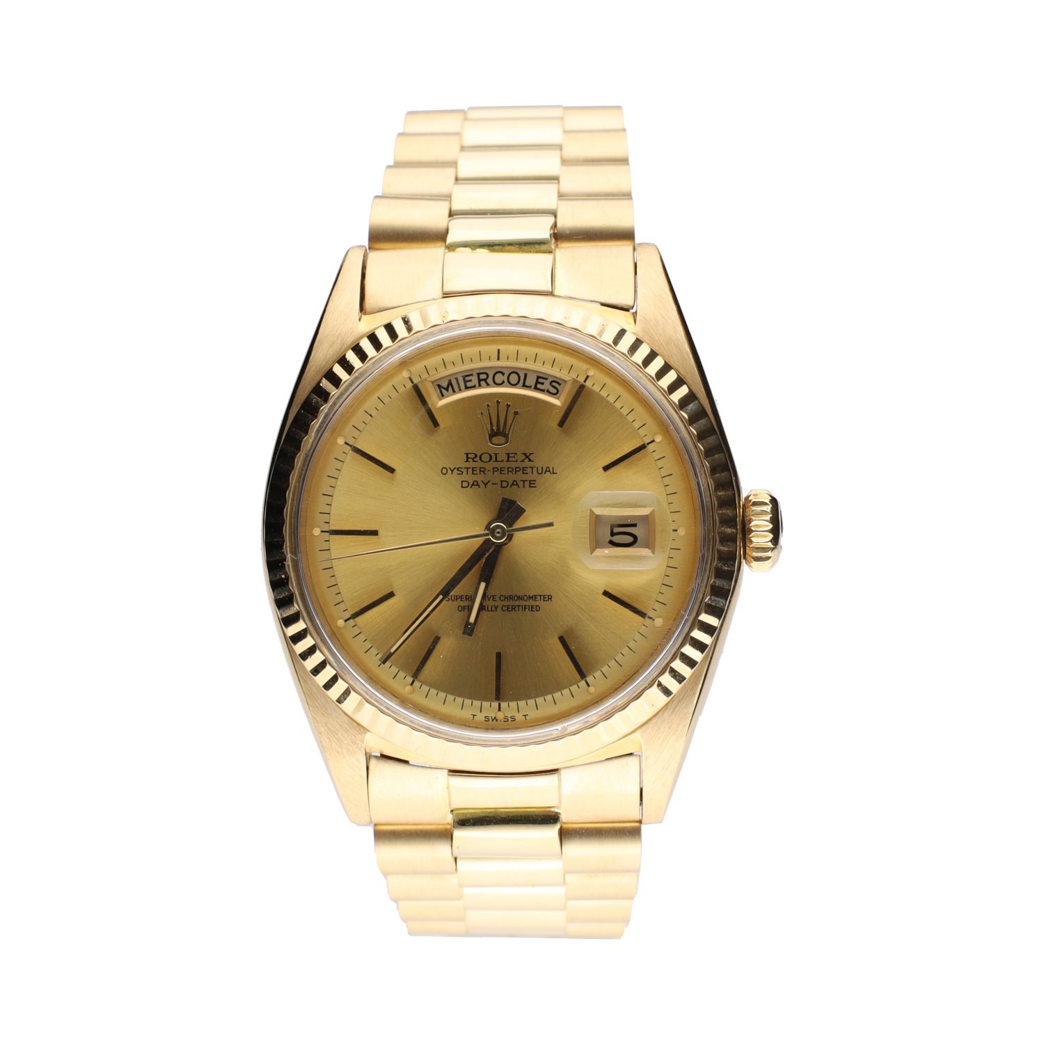 Day-date president oro amarillo 36mm.   