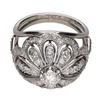 ANILLOS / SORTIJAS<BR>SORTIJA EN ORO BLANCO CON BRILLANTES. ... · ref.: PRESENTA CERTIFICADO...