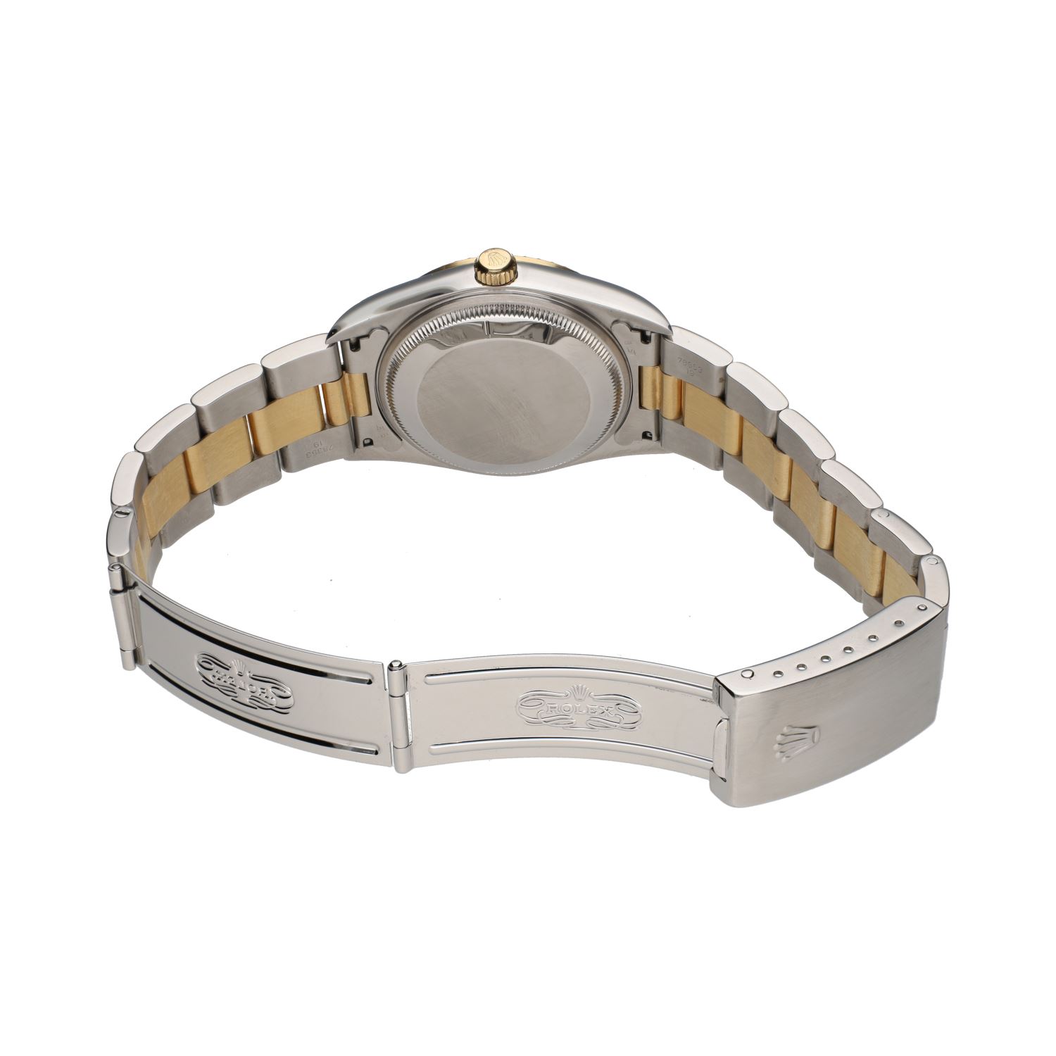 Oyster perpetual date acero y oro 34mm.   