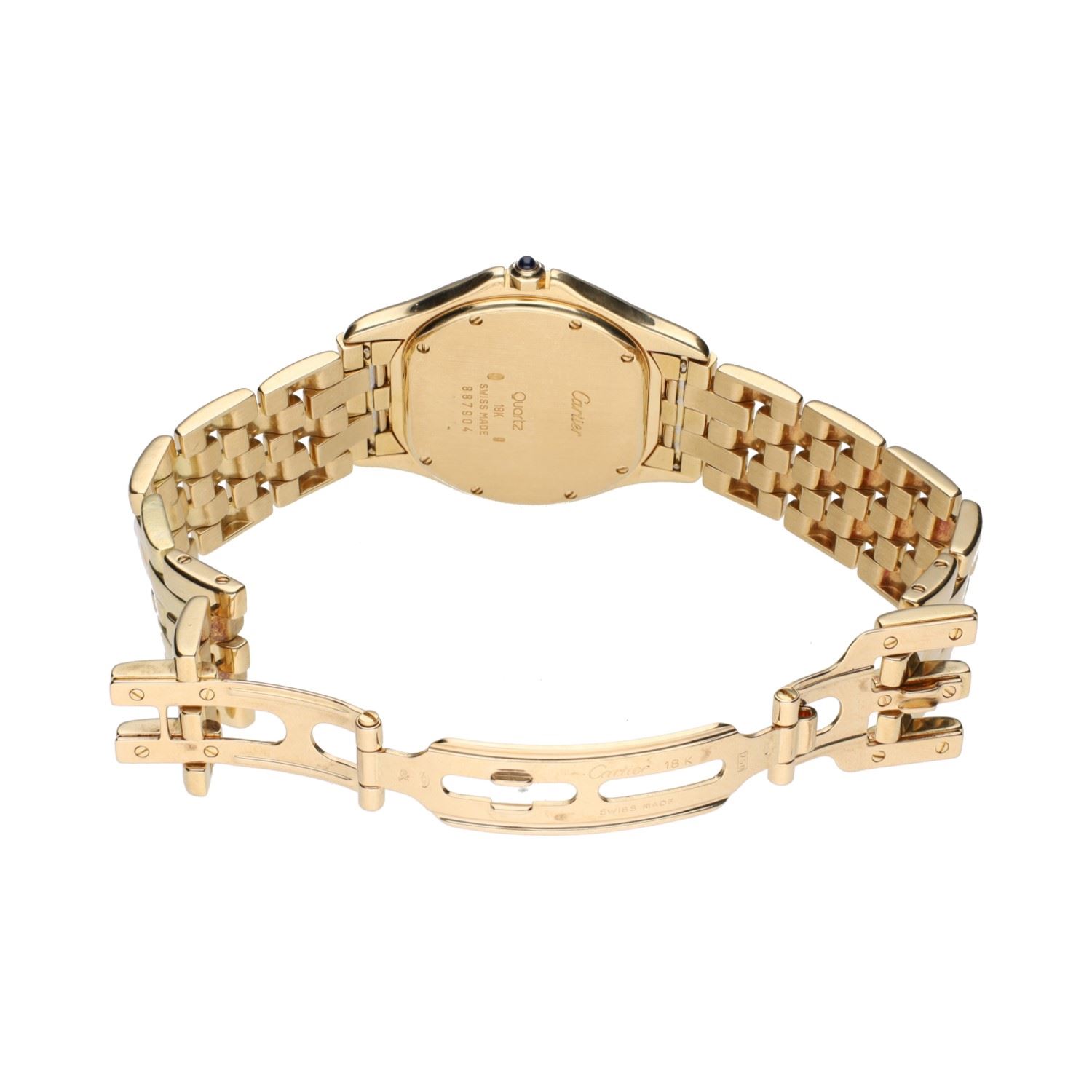 Cougar oro amarillo quartz 33mm.   