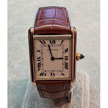 CARTIER<BR>TANK LOUIS ORO AMARILLO CUERDA MANUAL ... · ref.: 78086