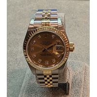 ROLEX<BR>DATEJUST DIAMONDS ACERO Y ORO JUBILLE ...