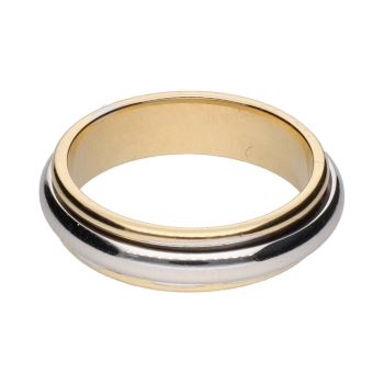 ANILLOS / SORTIJAS<BR>SORTIJA EN ORO AMARILLO CON ARO GIRATO... · ref.: (IOM)