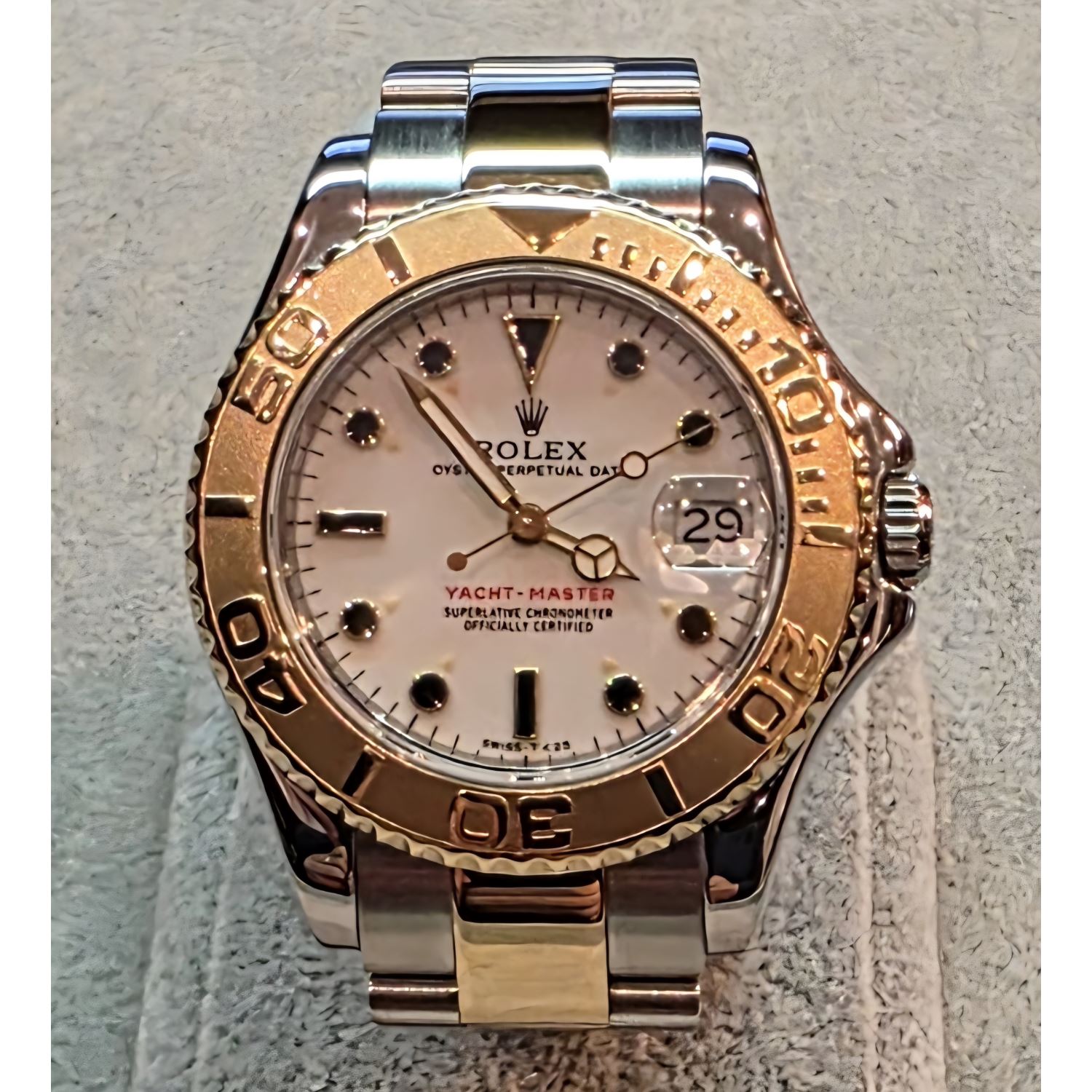 Yacht-master acero y oro cadete 35mm.  