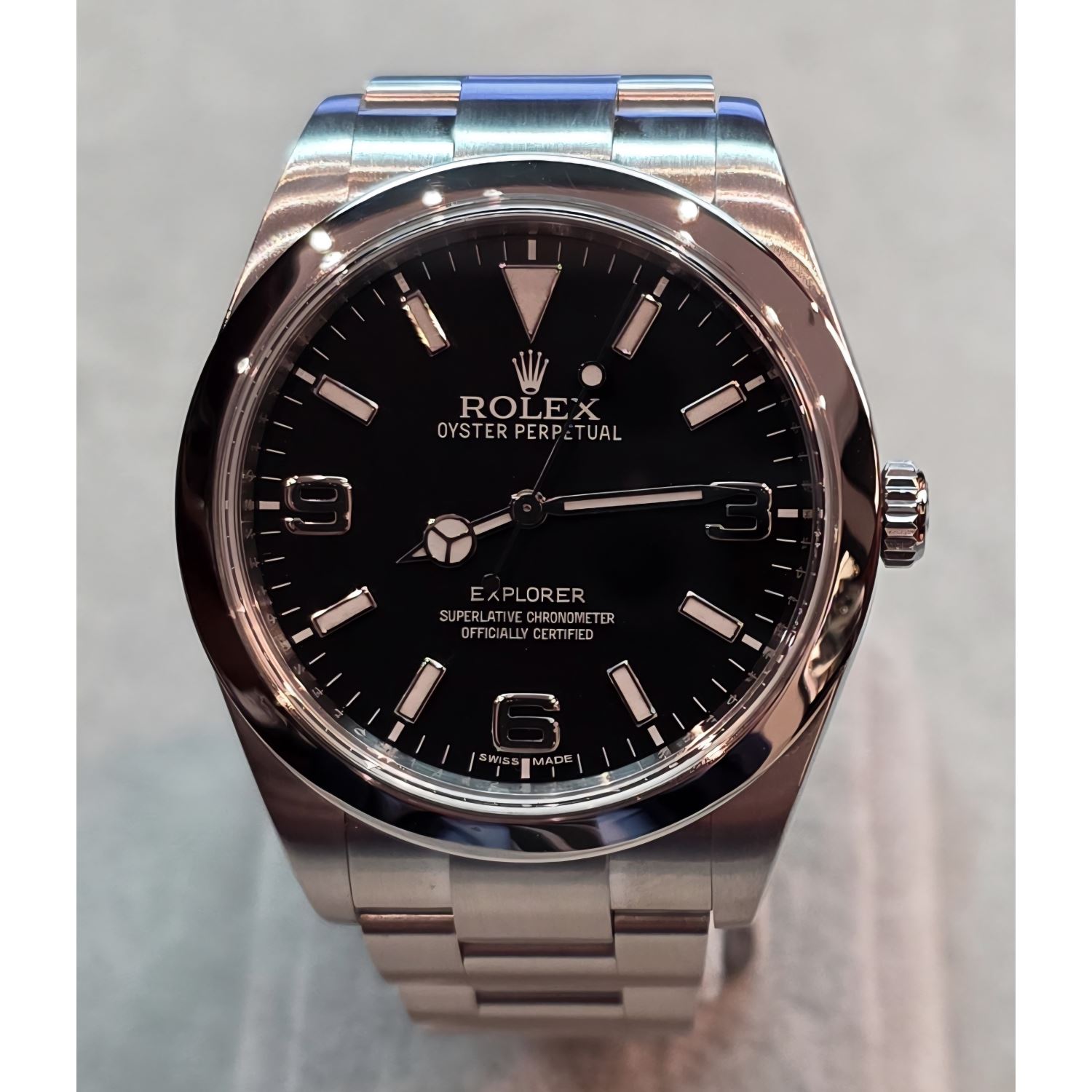 Explorer i acero 39mm.   