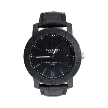 BULGARI<BR>CARBONGOLD VIA DEI CONDOTTI ROMA 40MM.... · ref.: BB 40 CL