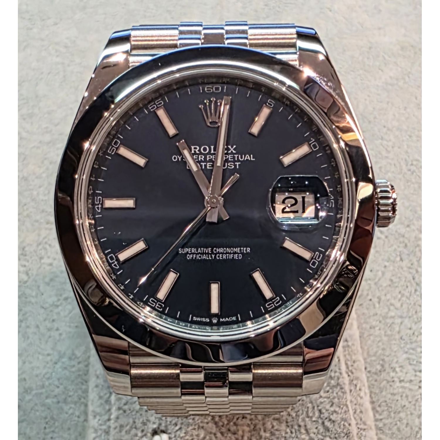 Datejust ii acero jubille esfera azul 41mm.   