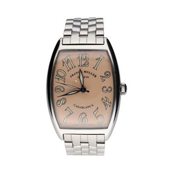 FRANCK MULLER<BR>CASABLANCA ACERO AUTOMÁTICO. · ref.: 2852