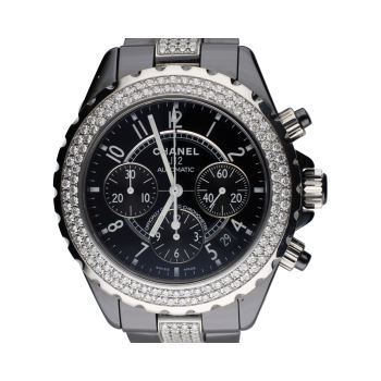 CHANEL<BR>J12 CHRONOGRAPH CERÁMICA NEGRA 41MM.  ... · ref.: J12