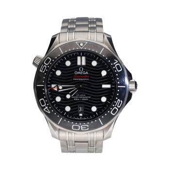 OMEGA<BR>SEAMASTER DIVER 300M ACERO ESFERA NEGR... · ref.: 21030422001001