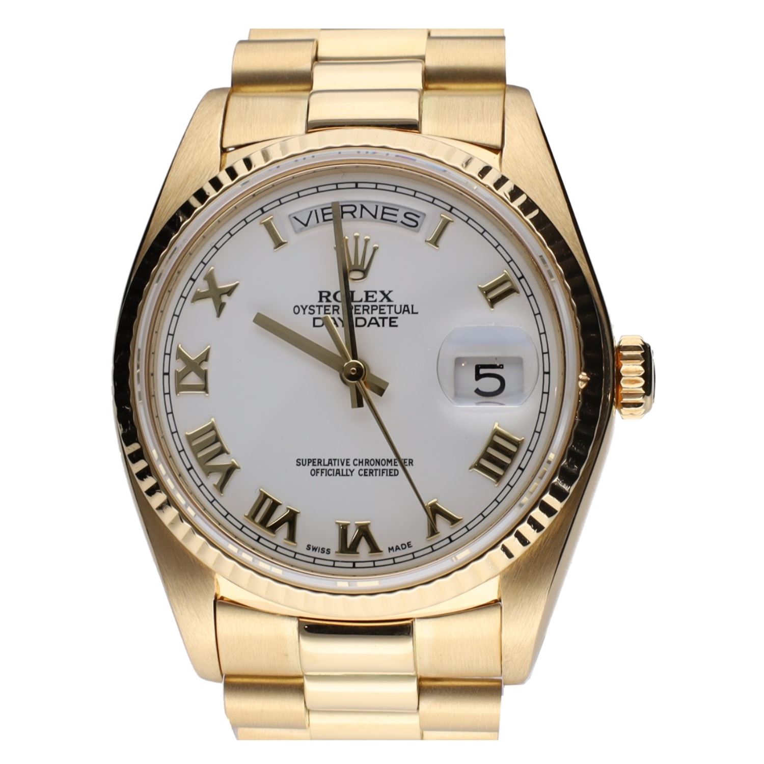 Day-date president oro amarillo 36mm.   