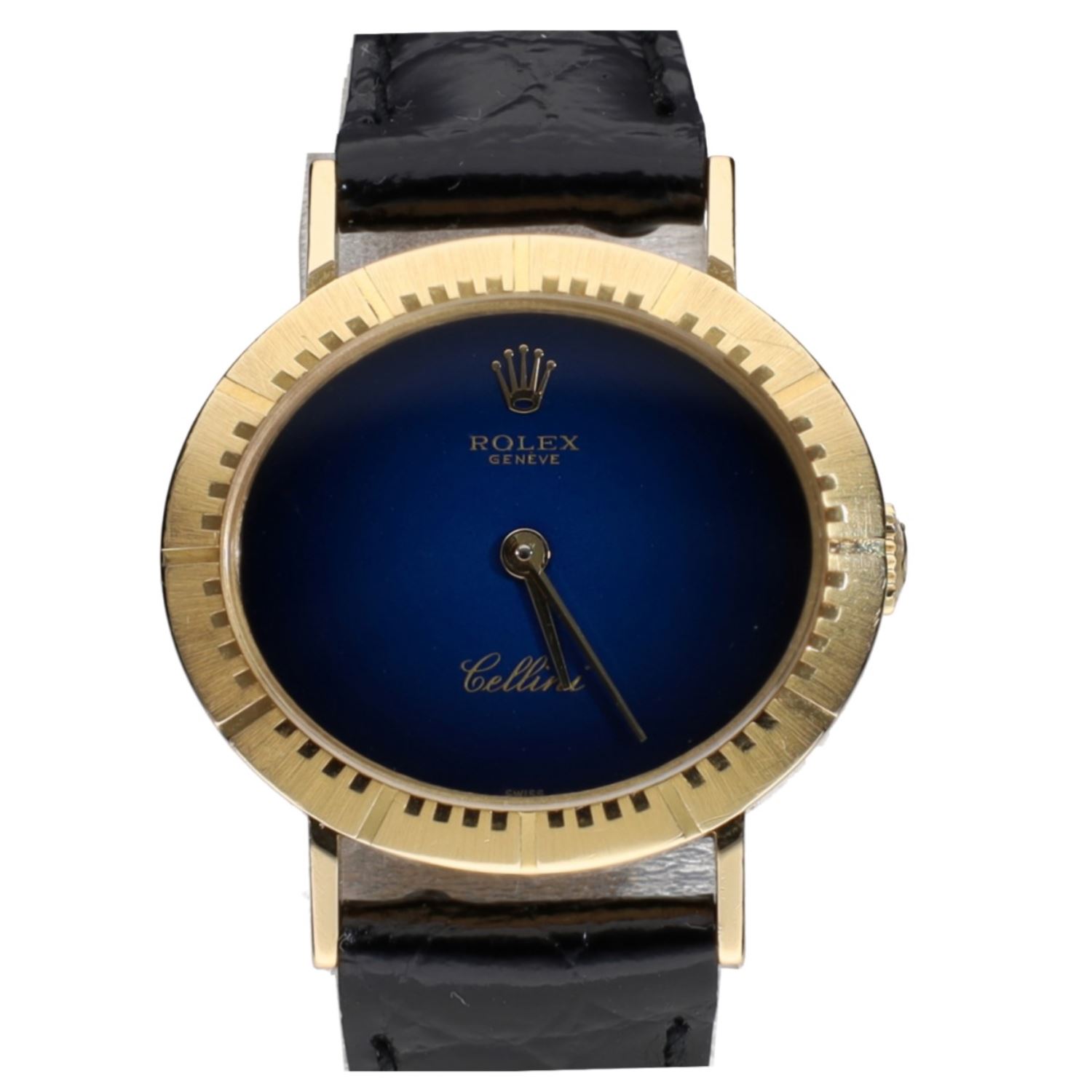 Cellini lady oro amarillo esfera azul 25mm.   