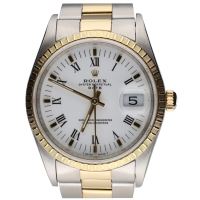 Oyster perpetual date acero y oro 34mm.   