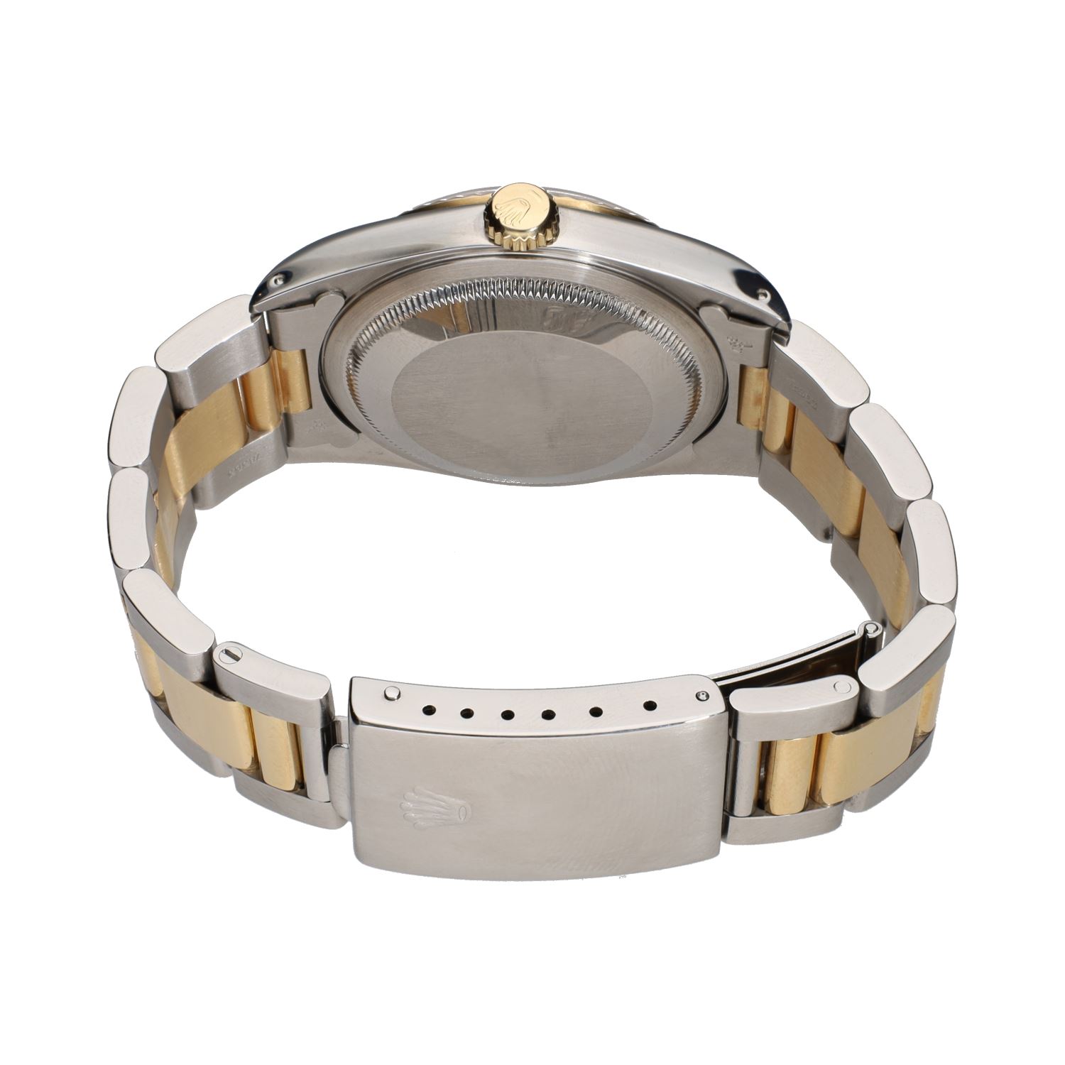 Datejust acero y oro esfera negra 36mm.   
