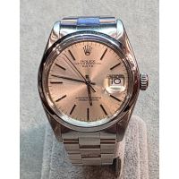ROLEX<BR>OYSTER PERPETUAL DATE ACERO PLEXI 34MM...