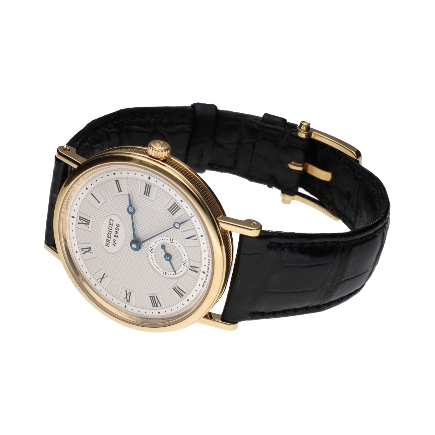 Classique oro amarillo cuerda manual 34mm.   