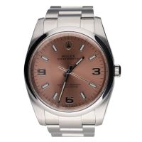 Oyster perpetual acero esfera rosa 34mm.   