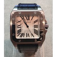 CARTIER<BR>SANTOS 100 XL ACERO 38MM.
