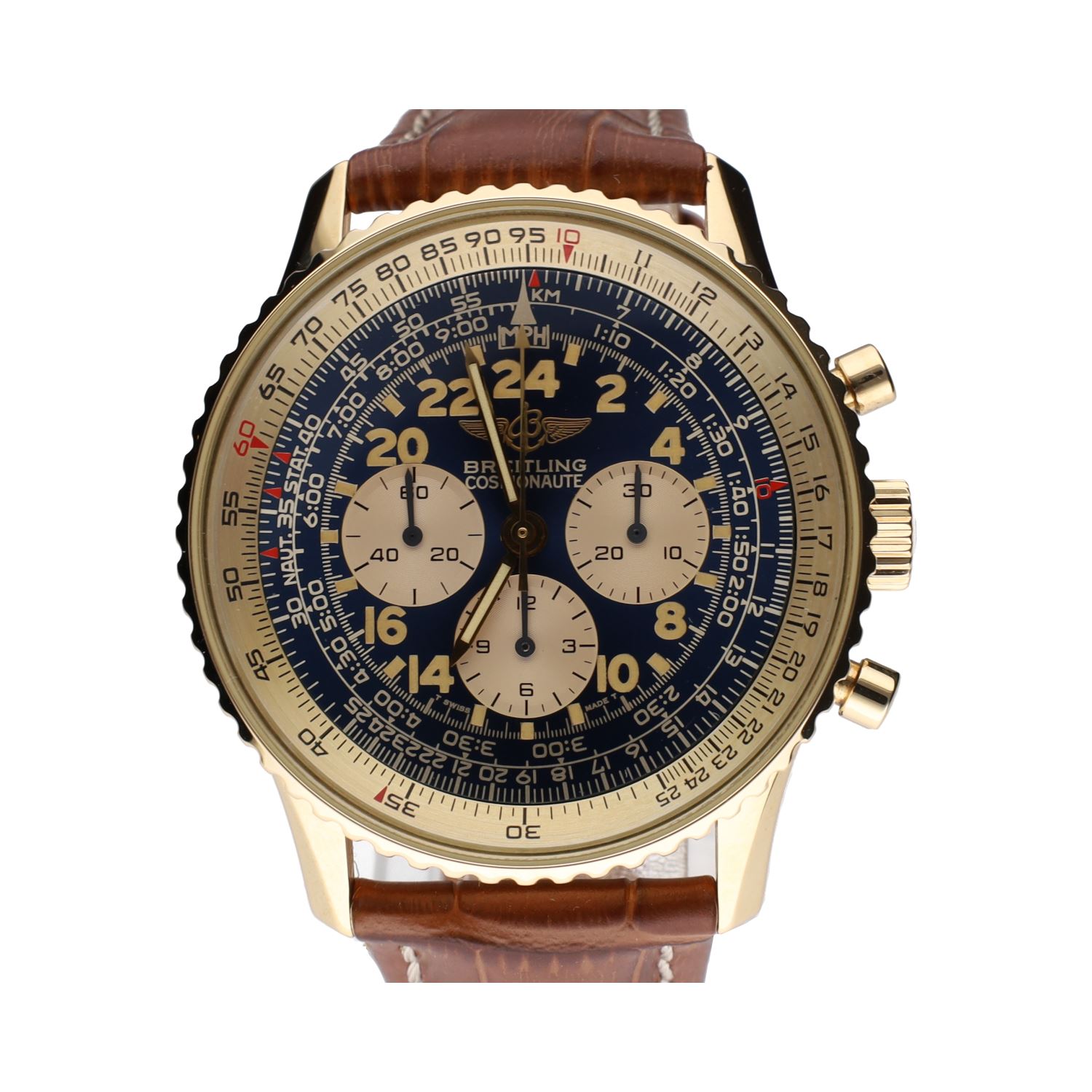 Navitimer cosmonaute oro amarillo 41mm.   