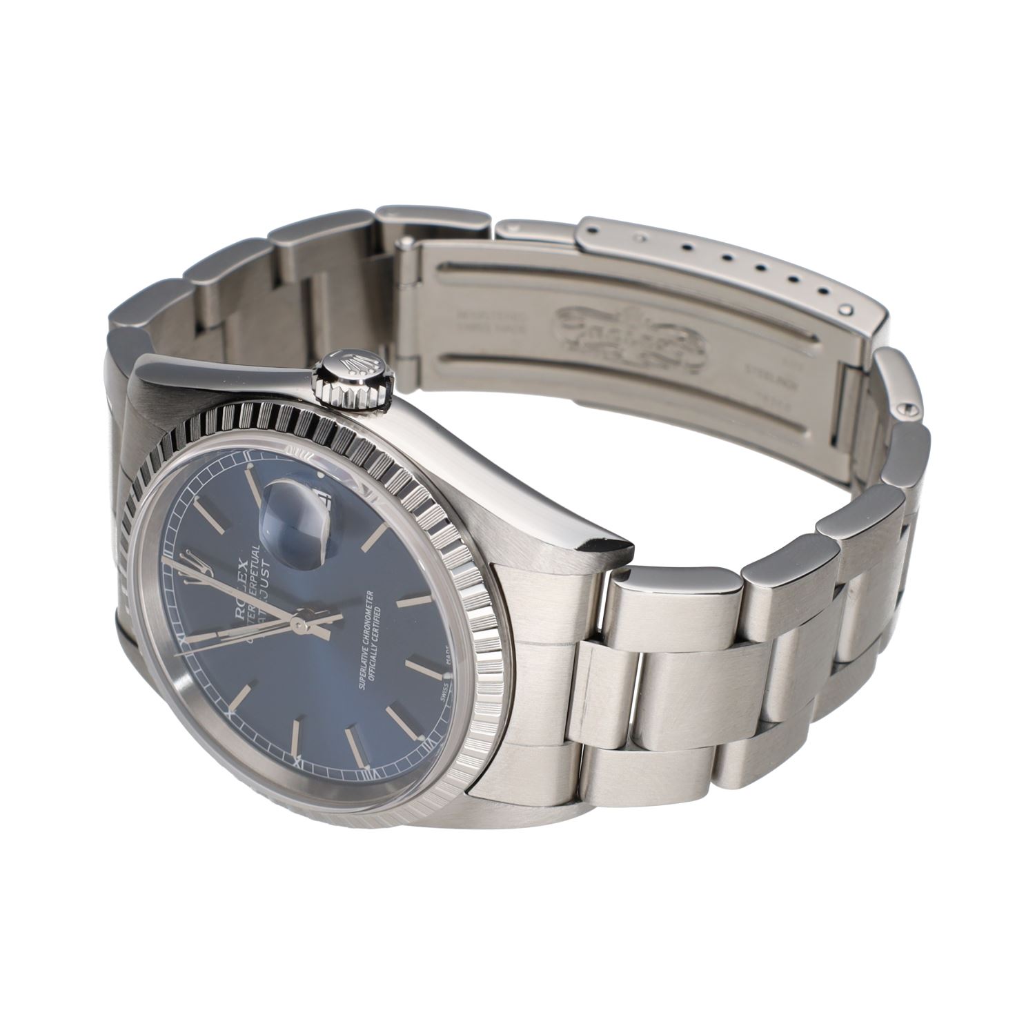 Datejust acero oyster esfera azul 36mm.   