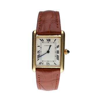 CARTIER<BR>TANK LOUIS ORO AMARILLO CUERDA MANUAL.... · ref.: 7808