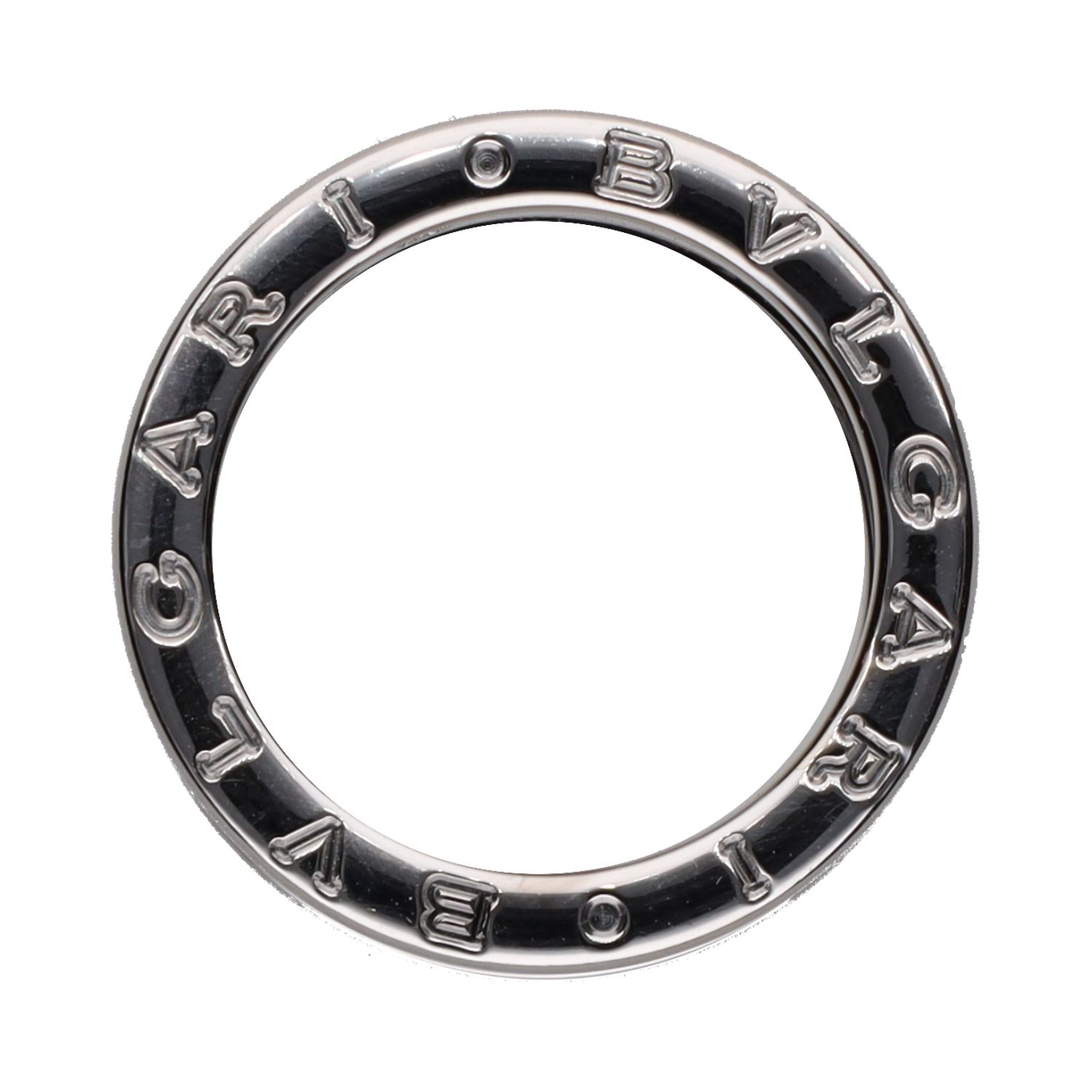 Sortija b-zero de bulgari tres bandas en oro blanco. Talla 51.
