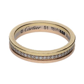 ANILLOS / SORTIJAS<BR>SORTIJA ALIANZA DE CARTIER TRES OROS C... · ref.: (NRMX)