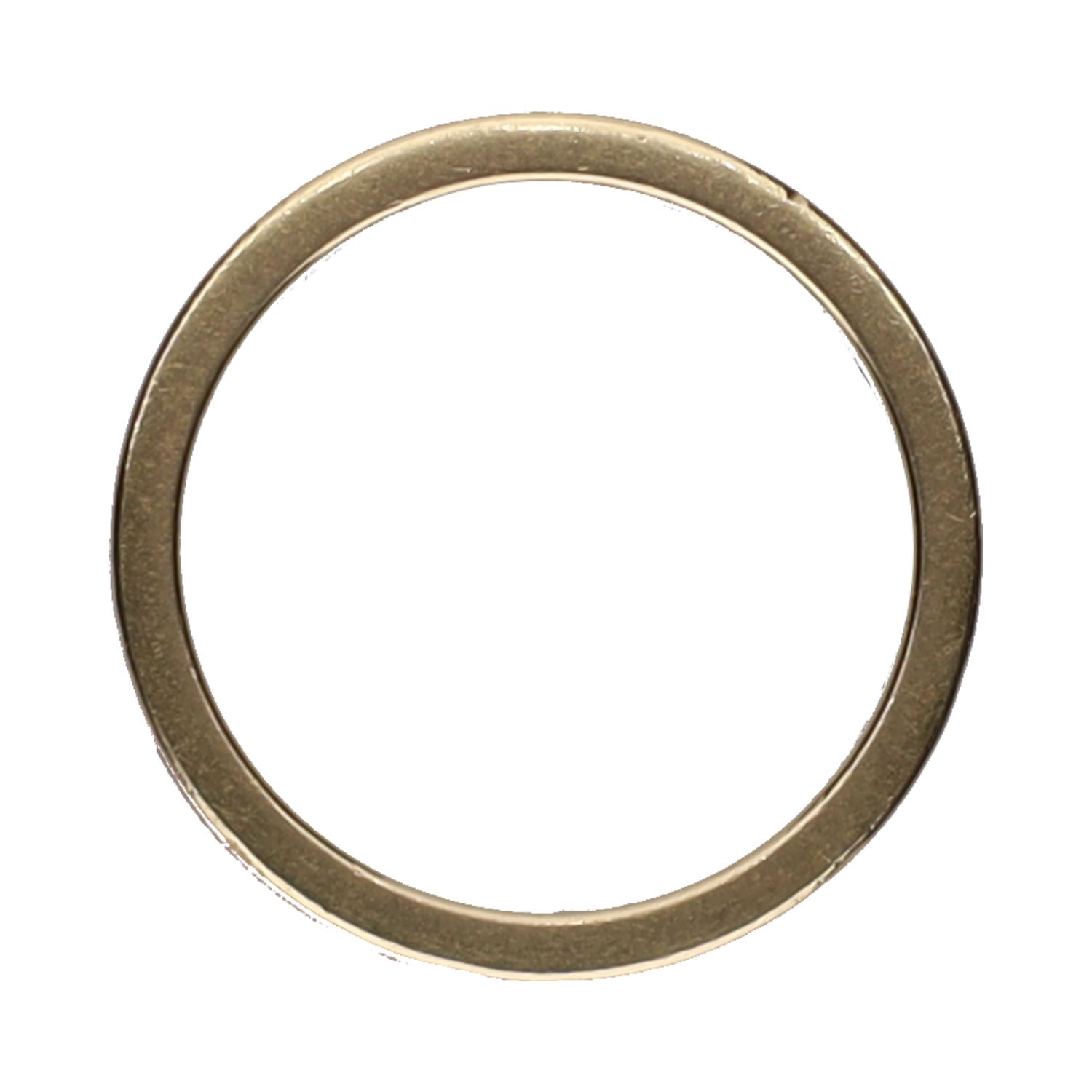 Sortija alianza de cartier tres oros con brillantes. Talla 51.