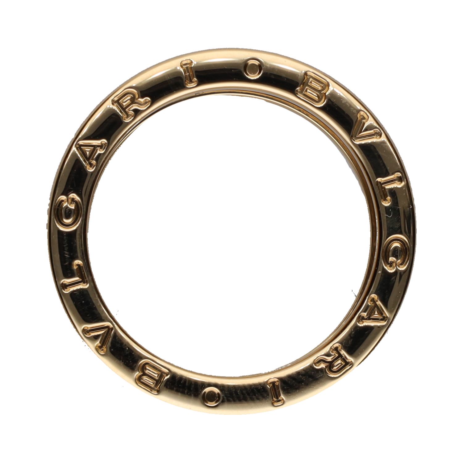 Sortija b-zero de bulgari tres bandas en oro amarillo. Talla 56.