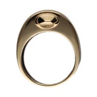 Sortija bulgari en tres oros. Talla 15.