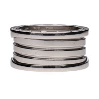 Sortija b-zero de bulgari cuatro bandas en oro blanco. Talla 56.