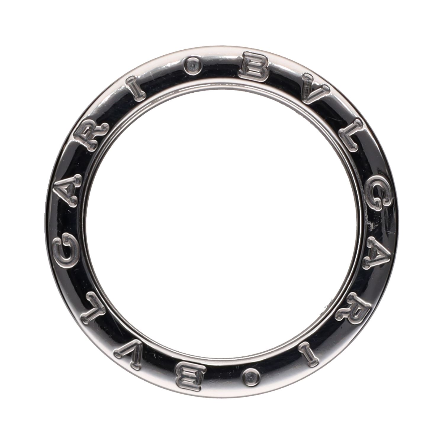 Sortija b-zero de bulgari cuatro bandas en oro blanco. Talla 56.