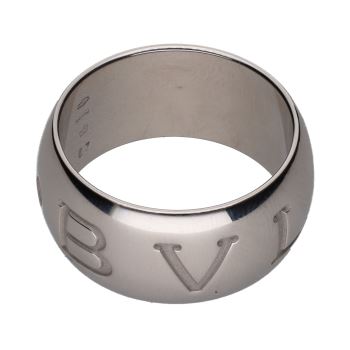 ANILLOS / SORTIJAS<BR>SORTIJA BULGARI EN ORO BLANCO. TALLA 5... · ref.: (NXAI)
