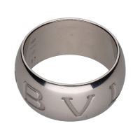 ANILLOS / SORTIJAS<BR>SORTIJA BULGARI EN ORO BLANCO. TALLA 5...