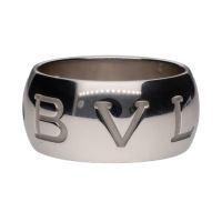 Sortija bulgari en oro blanco. Talla 57.