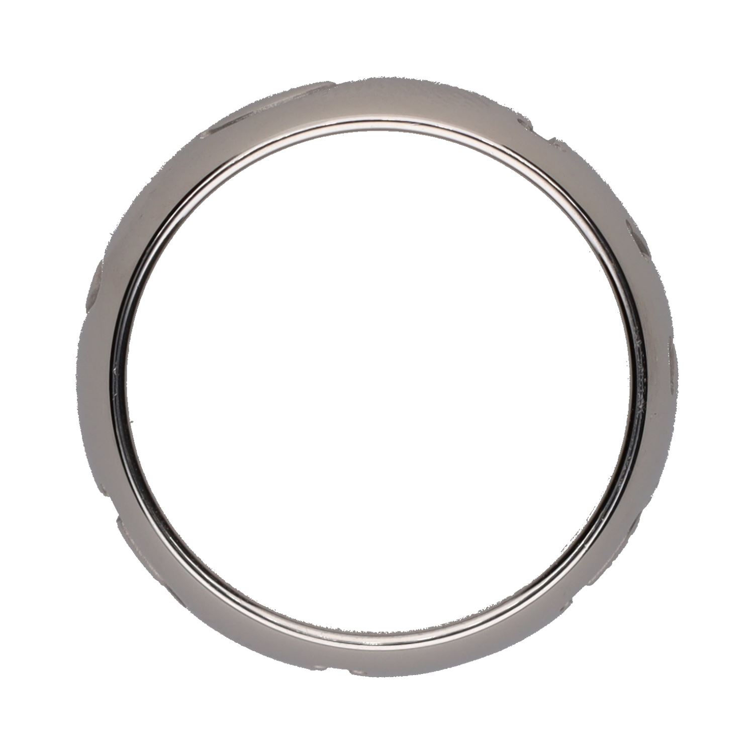 Sortija bulgari en oro blanco. Talla 57.