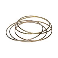 Pulsera aros entrelazados en oro amarillo.