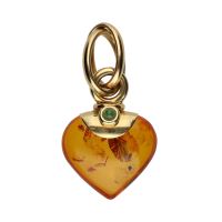 COLGANTES<BR>COLGANTE EN ORO AMARILLO CON RESINA EN...