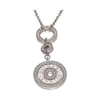 Collar bulgari astrale en oro blanco con brillantes.