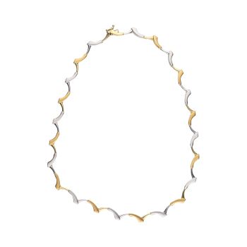 COLLARES<BR>COLLAR SEMIRRÍGIDO EN ORO AMARILLO Y O... · ref.: (NAMX)