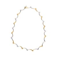 COLLARES<BR>COLLAR SEMIRRÍGIDO EN ORO AMARILLO Y O...