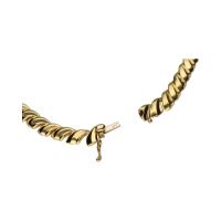 Collar en oro amarillo con cuarzos amatistas.