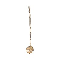 OTROS<BR>LEONTINA EN ORO AMARILLO EN FORMA DE F...
