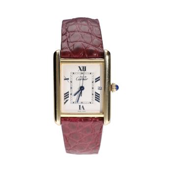 CARTIER<BR>MUST DE CARTIER PLATA VERMEIL 26MM.   ... · ref.: 2413