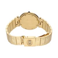 Santos ronde oro amarillo quartz 32mm.  