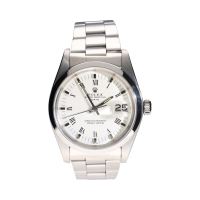 ROLEX<BR>OYSTER PERPETUAL DATE ACERO PLEXI 34MM...