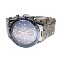 Carrera calibre 16 acero esfera azul 41mm.  