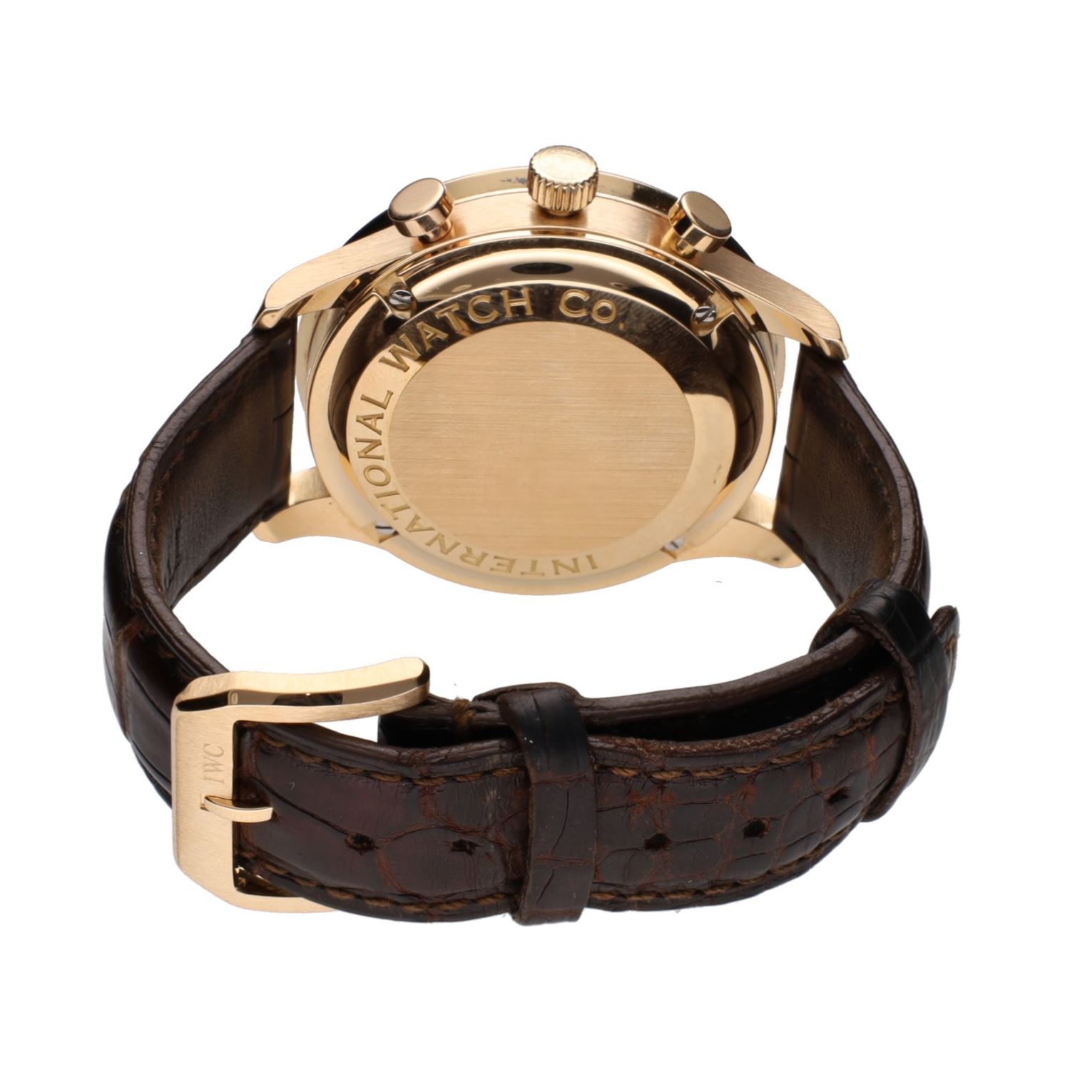 Portuguese chronograph oro rosa esfera blanca 41mm.  