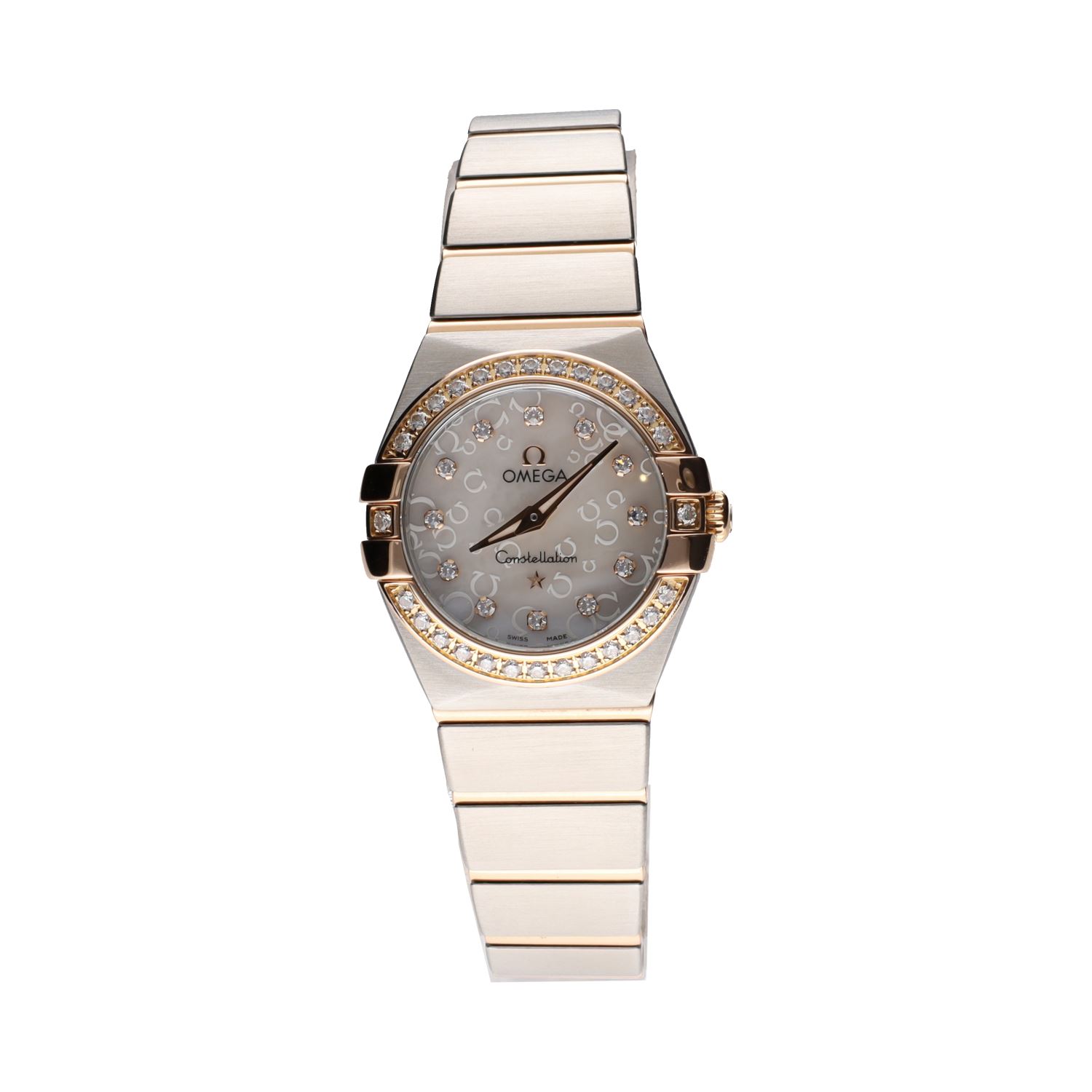 Constellation diamonds acero y oro rosa señora quartz 24mm.   